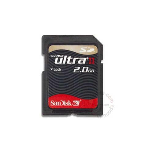 Sandisk SD 2GB Ultra II, 30MB/s memorijska kartica Slike