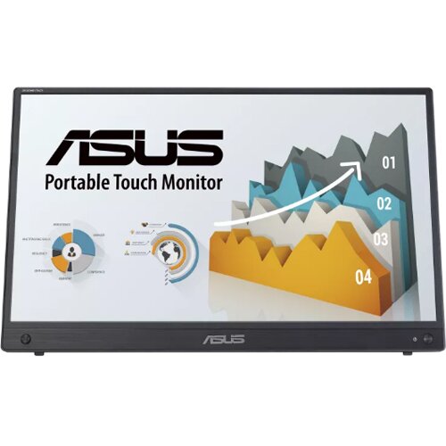 Asus monitor ZenScreen MB16AHT 15.6"/IPS/1920X1080,touch/60Hz/5ms GtG/USB-Cx2,Mini HDMI/VESA/crna Cene
