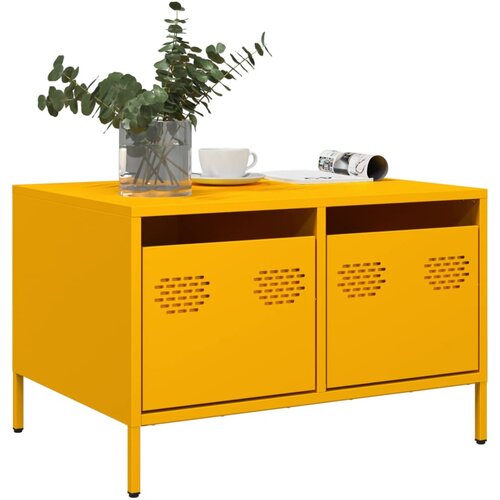 TV ormarić boja senfa 68x50x43,5 cm čelični Cene