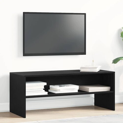 TV ormarić crni hrast 100x40x40 cm konstruirano drvo Cene