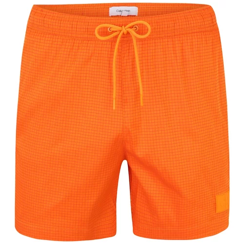 Calvin Klein Swimwear Kupaće hlače narančasta / ciglasto crvena