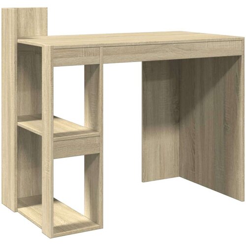 vidaXL Pisarniška pisalna miza sonoma hrast 103,5x56,5x94 cm inž. les Cene