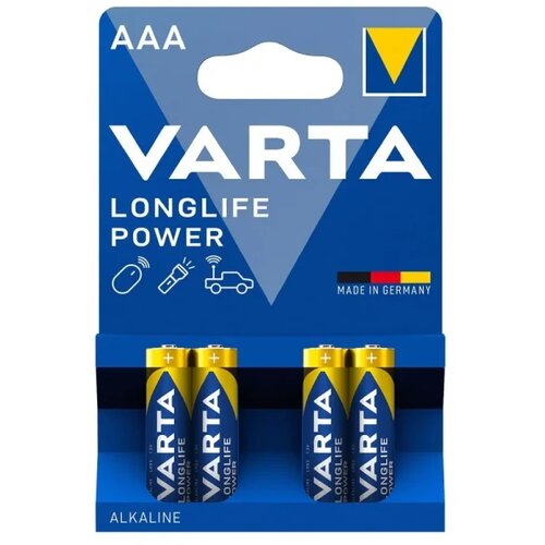 Varta LR3 High Energy AAA alkalne baterije, 4 komada Slike