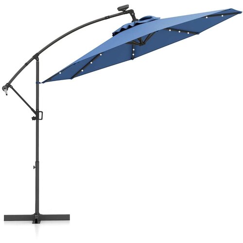 Costway Vrtni dežnik s 360&amp;deg; LED osvetlitvijo, vrtljiv, (5000007034) Slike