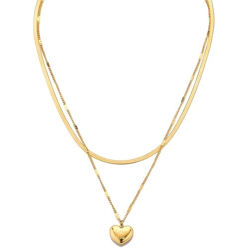 Ogrlica Love you - Zlatna KP26939 Cijene