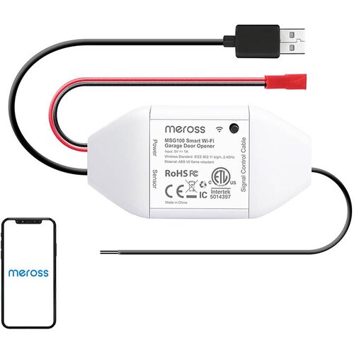 Meross MSG100HK pametno stikalo za garažna vrata (HomeKit) Slike