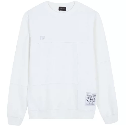 Scalpers Sweater majica crna / bijela