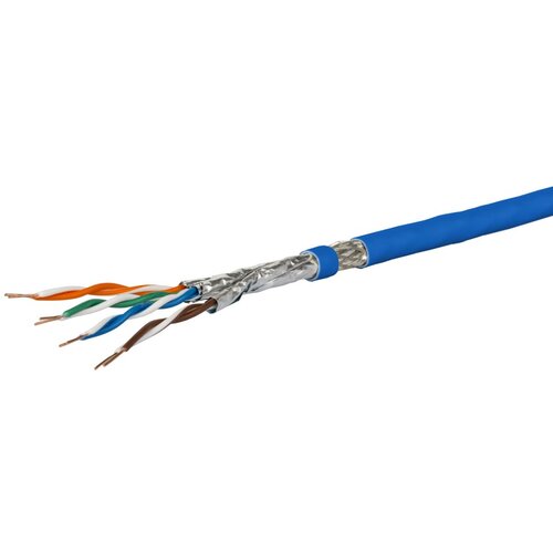 Metz CONNECT 1308427B34145 networking cable Blue 100 m Cat7a S /FTP (S-STP) Slike