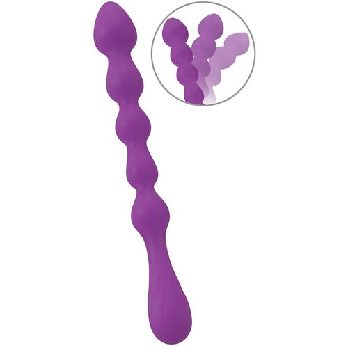 You2Toys Kugličasti, fleksibilni analni dildo - (ljubičasti) Slike