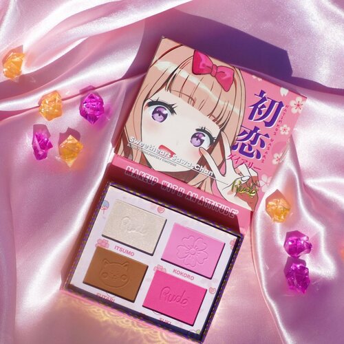 Rude Cosmetics Manga Face Palette multifunkcionalna paleta za lice nijansa Sweetheart Sawa-Chan 11.2 g Cijene