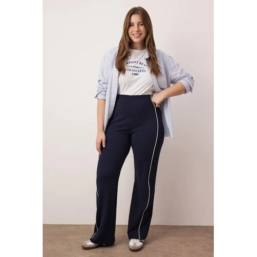 Trendyol Ženske pantalone Tbbaw26Ar00005, Tamnoplave Slike