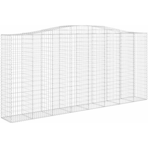  Gabionska ko&amp;scaron;ara s lukom 400x50x180/200 cm pocinčano željezo Slike