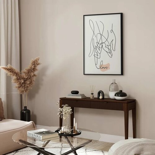  Plakat - Tangled Feelings 29.7x42 Crni okvir Slike