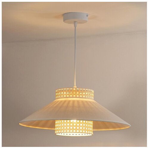  Duolla - Visilica na sajli RIO RATTAN 1xE27/15W/230V prečnik 45 cm bež/ratan Cene