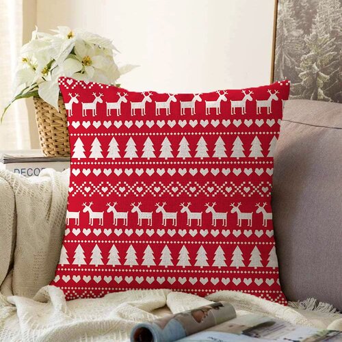 Minimalist Cushion Covers Božična prevleka za okrasno blazino Merry Christmas, 55 x 55 cm Cene