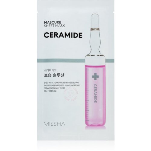 MISSHA Mascure Ceramide hranjiva sheet maska 28 ml Slike