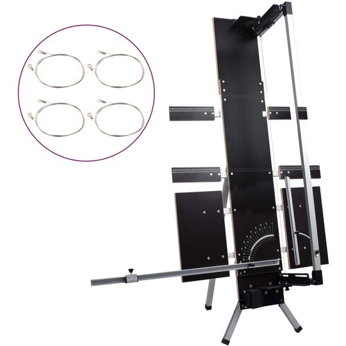 VidaXL Rezalnik za peno z aluminijastimi nogami 200 W Slike
