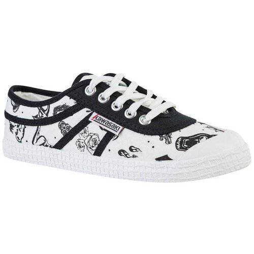 Kawasaki Tattoo Canvas Shoe K202420 1002 White Bijela Cijene
