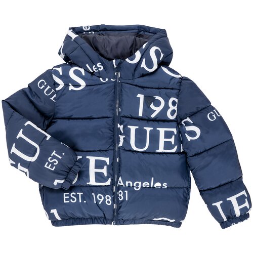 Guess Puhovke OVERSIZE HOODED LS PUFFER Slike