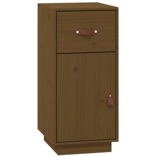 VidaXL Komoda medeno rjava 34x40x75 cm trdna borovina, (20654933) Slike