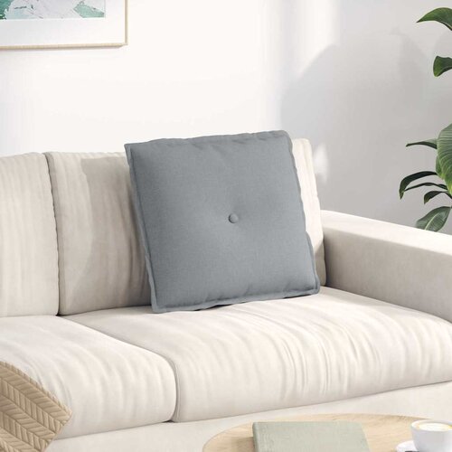 vidaXL Poglavni vzglavnik Svetlo siva 50 x 19 x 45 cm blago Cene