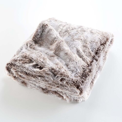Douceur d intérieur Smeđa deka od umjetnog krzna 180x220 cm Antartic – Cene