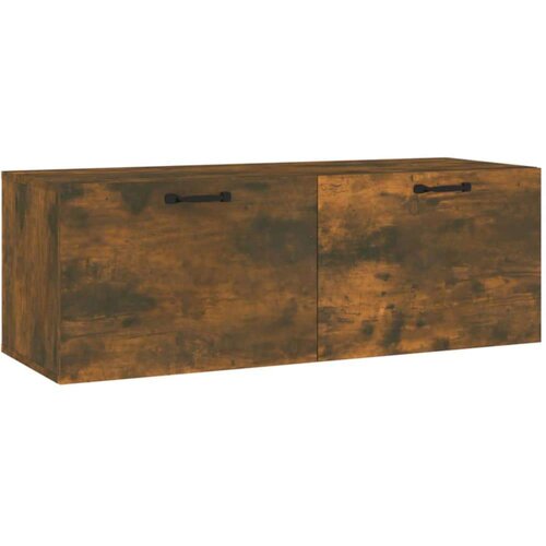  Stenska omarica dimljeni hrast 100x36,5x35 cm konstruiran les, (20716302) Slike