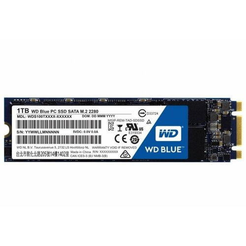 Western Digital Blue 3D NAND SATA SSD WDS100T2B0B 1TB M.2 ssd hard disk Slike