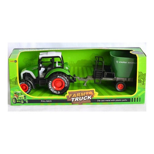 Merx igračka traktor 14.5cm metal plastika ( MS01461 ) Slike