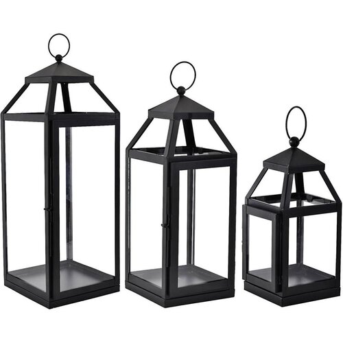 Eglo 422078 - SET od 3 fenjera DAPITAN, crni Cene