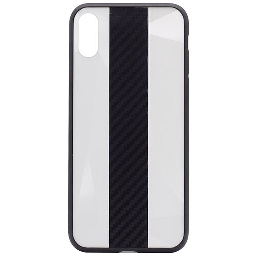  Maska za iPhone X/ XS bela Carbon Line Cene