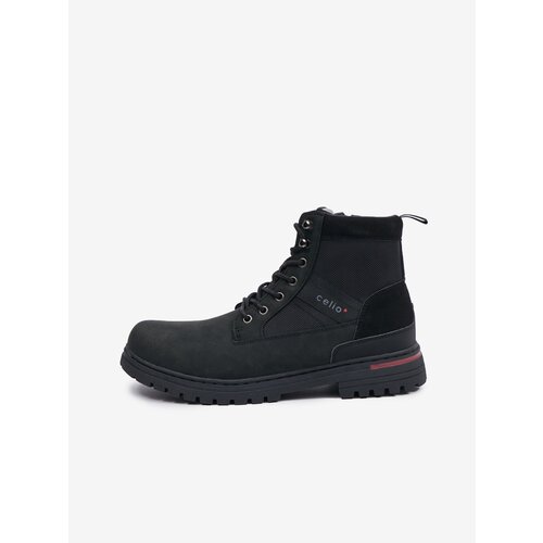 Celio Black men's winter ankle boots Cene