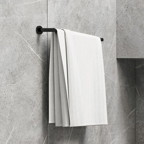  omnires MP60216BL - zidni držač za pe&amp;scaron;kire modern project 60 cm mat crne boje Slike