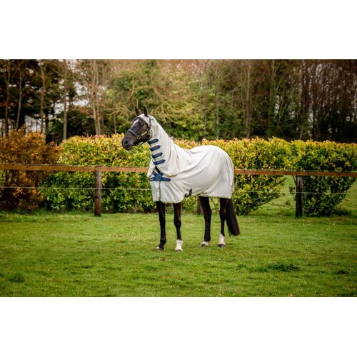 Horseware Ireland Pregrinjalo Amigo Ripstop Hoody, Chalk/Navy & Rose - 130 cm Cene
