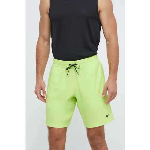 Reebok Kratke hlače za vadbo Workout Ready zelena barva