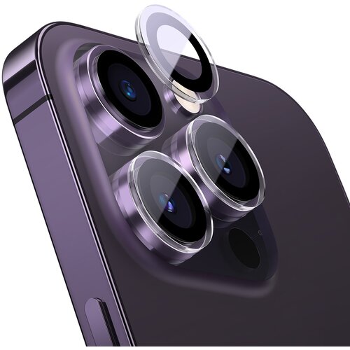 Baseus Kaljeno za&scaron;čitno steklo za kamero za iPhone 14 Pro / 14 Pro Max + komplet za montažo, (21533933) Cene