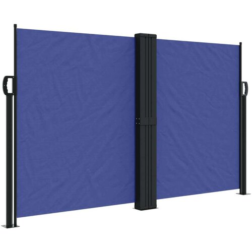VidaXL Bočna tenda na uvlačenje plava 140x1200 cm Slike