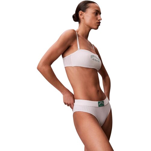 Calvin Klein Jeans Snemljive naramnice LIGHTLY LINED BANDEAU LV00QF8710 Bela Slike