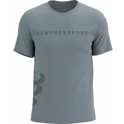 Compressport LOGO SS TSHIRT Muška sportska majica, siva, veličina