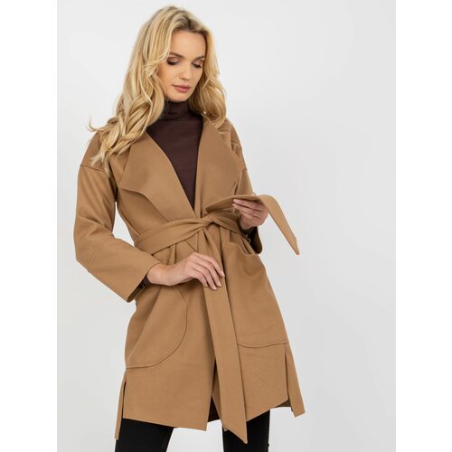 Och Bella Caramel coat BE-M125.camel Slike