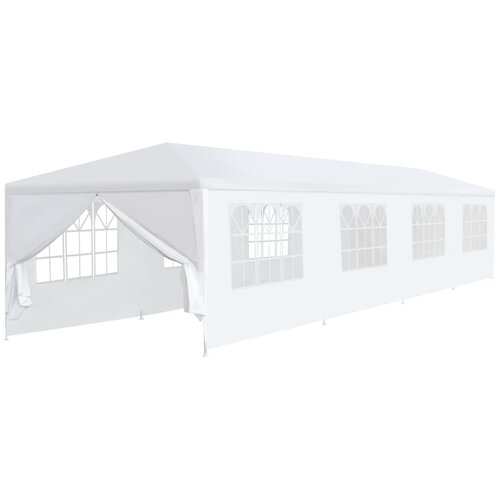 Paviljon Tenda 9x3m Bela Sa Stranicama Cene