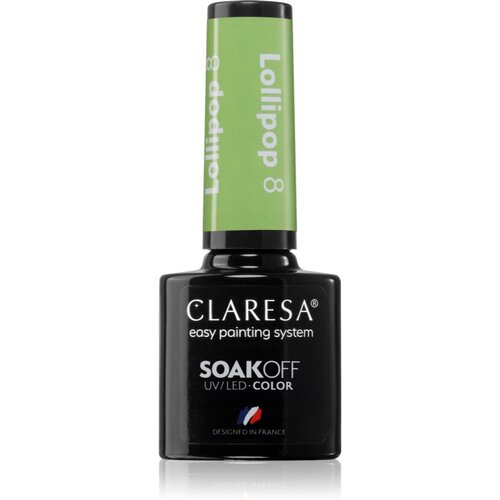 Claresa SoakOff UV/LED Color Lollipop gel lak za nohte odtenek 8 5 g Cene