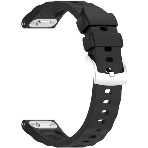 INF združljiv s huawei watch GT6 41mm - črn silikonski nadomestni pas, 18mm, (5000116404) Cene