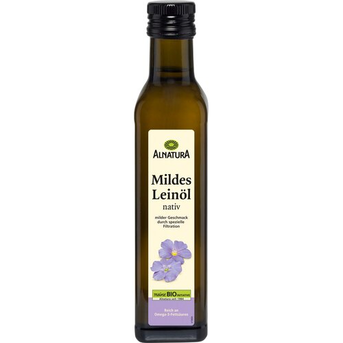 BIO blago hladno pre&amp;scaron;ano laneno ulje - 250 ml Slike