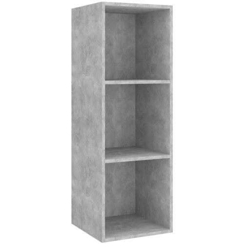 vidaXL Stenska TV omarica betonsko siva 37x37x107 cm iverna plošča, (20914497) Cene