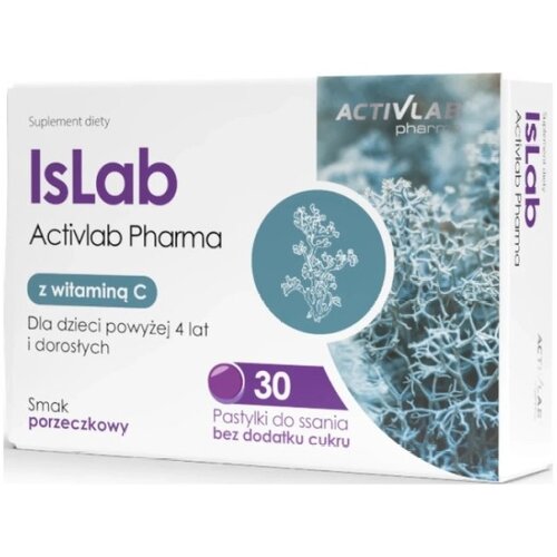 ACTIVLAB Pastile za grlo s islandskim li&scaron;ajem i vitaminom C IsLab Pharma (30 pastila) Cijene