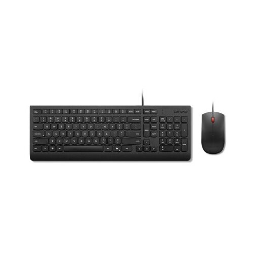 Lenovo Essential Wired Combo Black US Euro keyboard Mouse included Universal USB Cijene