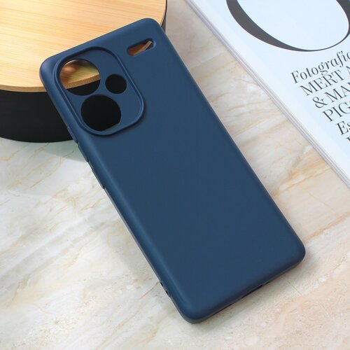 Teracell torbica giulietta za xiaomi redmi note 13 pro plus mat tamno plava Slike