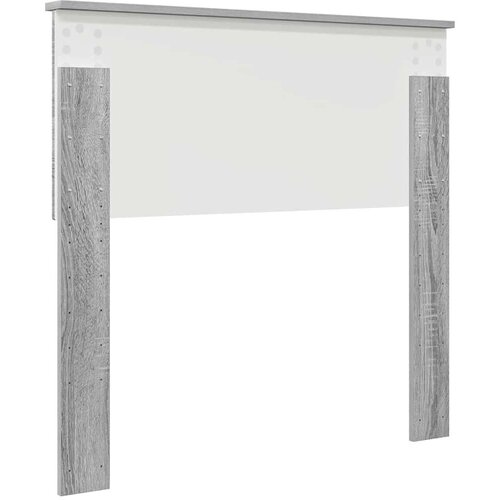  Uzglavlje s uzglavljem Siva Sonoma 90 cm Konstruirano drvo Slike