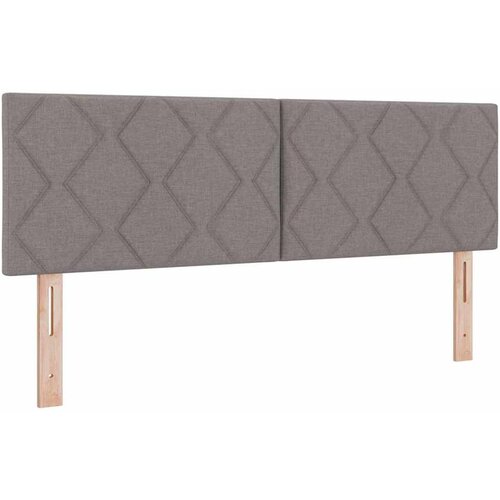 vidaXL Postelja z vzmetnico z vzmetnico Taupe 140 x 190 cm blago, (5000128650) Cene